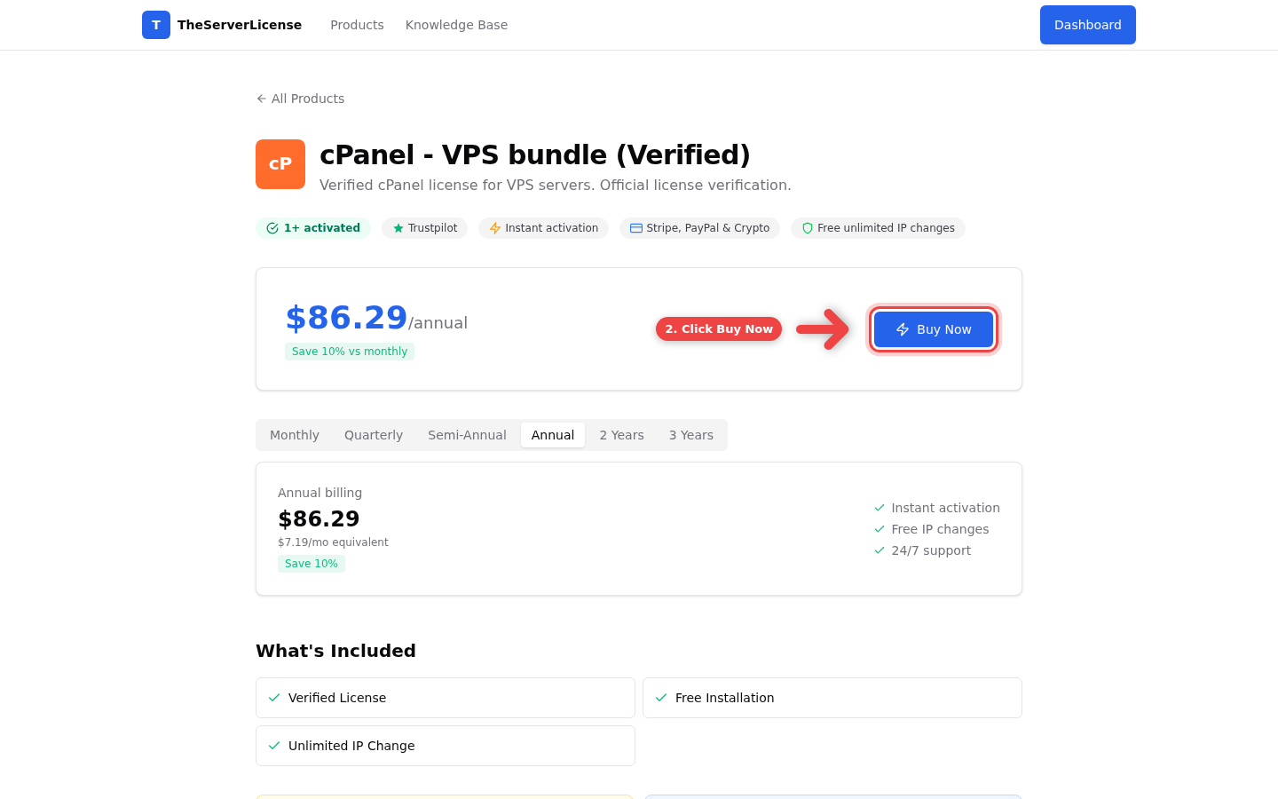 Product detail — Buy Now